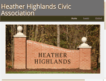 Tablet Screenshot of heatherhighlands.org
